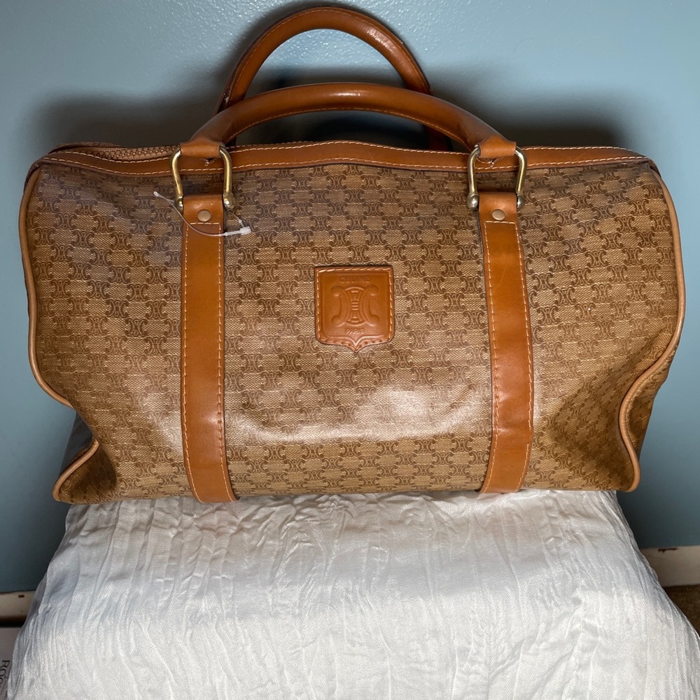 Celine Paris Boston Leather Bag